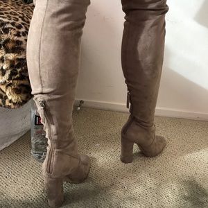 Steve Madden Emotions boot in taupe